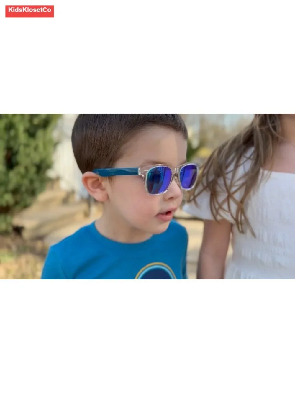 Kids Polarized Sunglasses with Flexible TPEE Frame